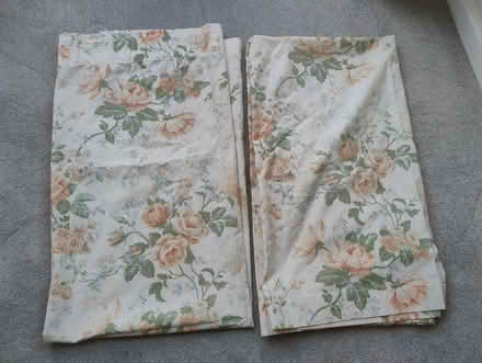Photo of free Floral Curtains 54in depth x 62 in width (Poplars SG2) #1
