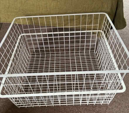 Photo of free 2 large wire storage baskets. (Cradley WR13) #1