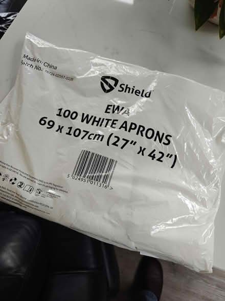 Photo of free Bag of plastic aprons. Sealed (Brighton BN1) #1