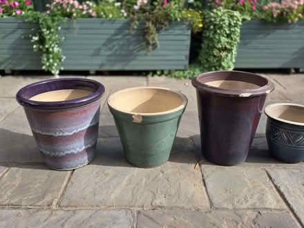 Photo of free Glazed Ceramic Plant Pots (Whitton TW2) #3