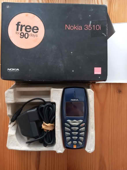 Photo of free Nokia phone 3510i with charger (Hampshire PO8) #1