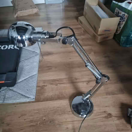 Photo of free adjustable chrome table lamp (Kendal LA9) #1