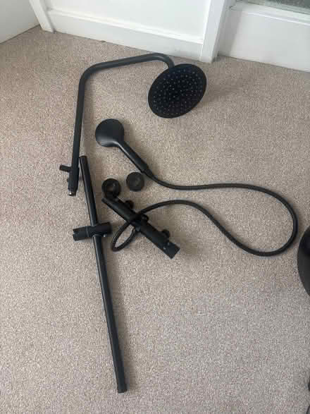 Photo of free Black Shower fittings (Upper Sydenham SE26) #1
