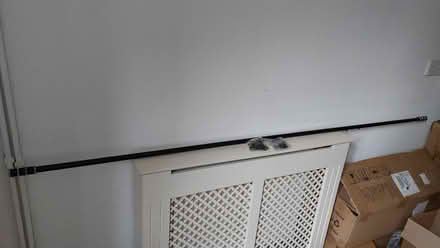 Photo of free Black curtain rail (Flitton MK45) #1