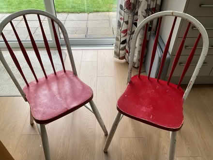 Photo of free Two Windsor (or similar) chairs. (Pannal HG2) #1