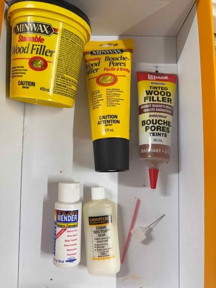 Photo of free Wood filler, chair glue (near Tartan/ Jockvale) #1