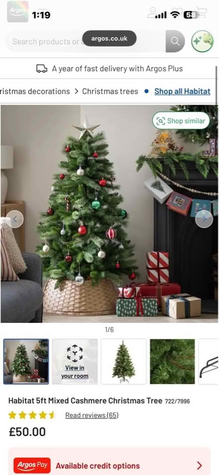 Photo of free 5ft Christmas tree (Plaistow) #2