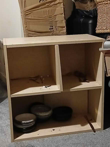 Photo of free Wooden shelf unit (Carrick Knowe EH12) #2