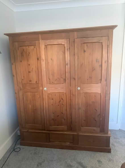 Photo of free Solid Pine Triple Wardrobe (London Colney AL2) #1