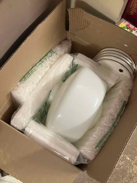 Photo of free White ceiling fan (Arlington/West Medford line) #2