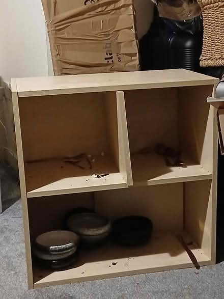Photo of free Wooden shelf unit (Carrick Knowe EH12) #1