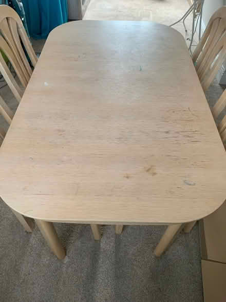 Photo of free Dining room table and chairs (Springfield CM2 6) #1