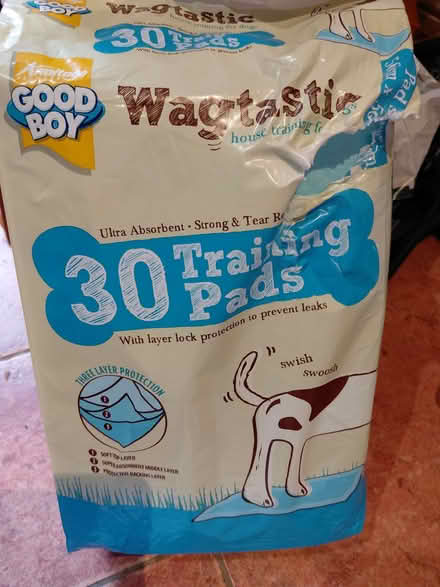 Photo of free Puppy training pads- almost full bag of 30 (Kingsholm GL1) #1