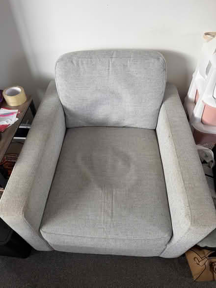 Photo of free Light grey Armchair (Holway CH8) #1