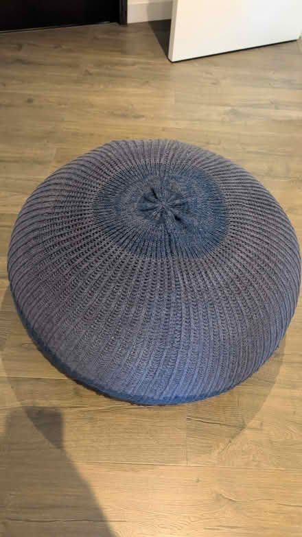Photo of free IKEA SANDARED pouffe, dark blue (Manor House N4) #1