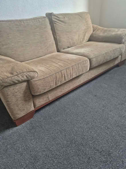 Photo of free Brown Sofa and Chair (Kittybrewster AB24) #4