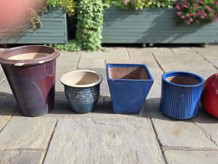 Photo of free Glazed Ceramic Plant Pots (Whitton TW2) #2