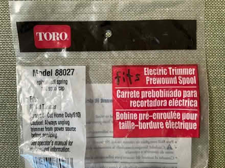 Photo of free Toro Trimmer Replacement Spool (Terra Linda) #3