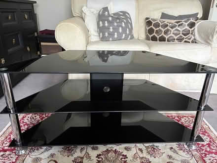 Photo of free TV Table with shelving (Dun Laoghaire) #1