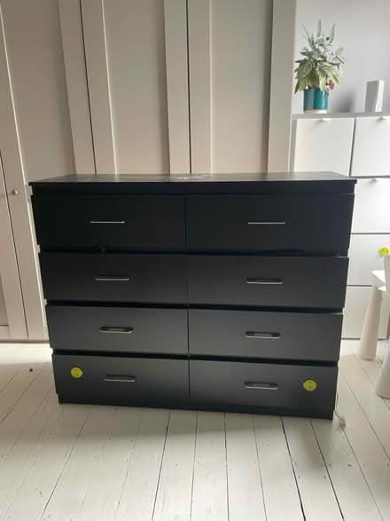 Photo of free Chest of drawers (Wood green) #1
