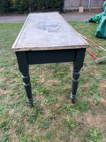 Photo of free Long narrow table/ work bench (Letchworth Sg6) #2