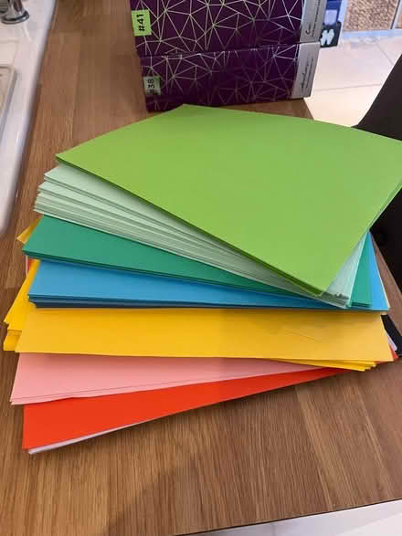 Photo of free Coloured paper (Wigston LE18) #1