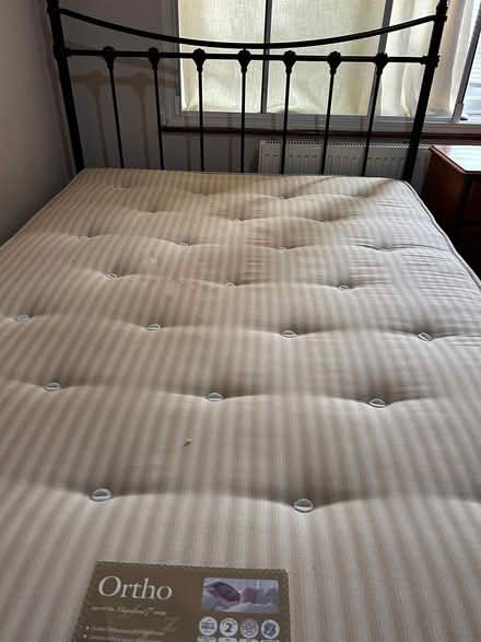 Photo of free Metal bed with or without mattress (Romford) #1
