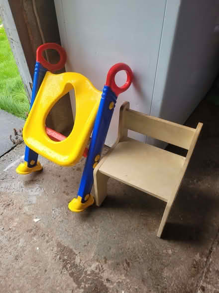 Photo of free Toddler Toilet Seat & Small Chair (Slyne-with-Hest LA2) #1