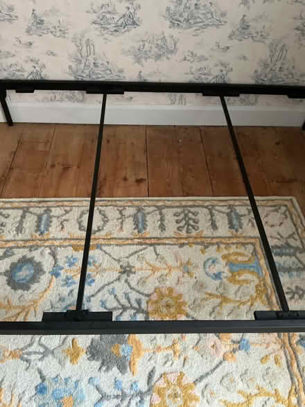 Photo of free Double black metal bed (New Brighton CH45) #4