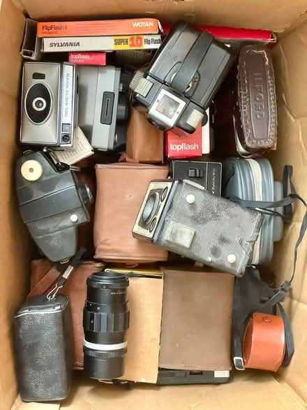Photo of free Box full of old cameras (Coulsdon CR5) #1