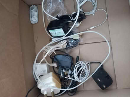 Photo of free Vvarious phone chargers and leads (Hampshire PO8) #1