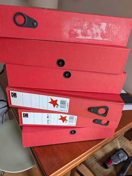 Photo of free 6 box files (Cliffe BN7) #1
