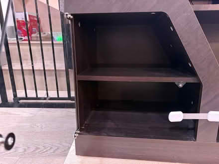 Photo of free Dark brown media stand (Near Ft. Totten Park) #3
