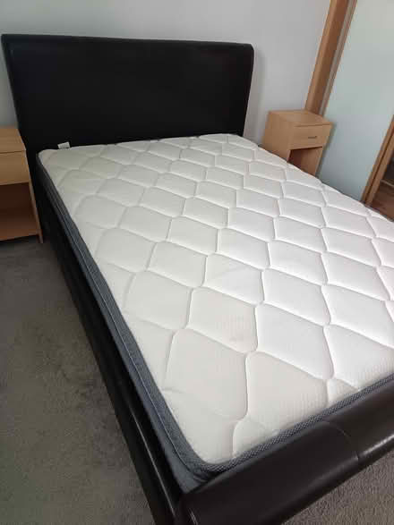 Photo of free Leather bed (Greasby CH49) #1
