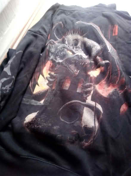 Photo of free Black dragon hoodie gothic (Ashhill walk Bd47jf) #1