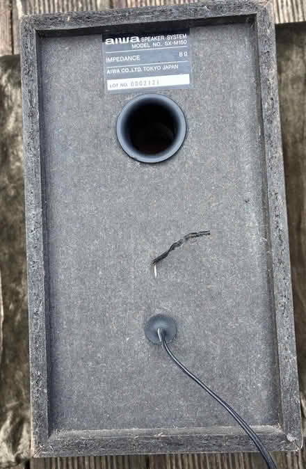 Photo of free Pair of AIWA loudspeakers (Cupar KY15) #2