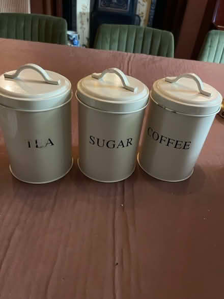 Photo of free Tea/Sugar/Coffee Tin Canisters (Manchester M20) #1