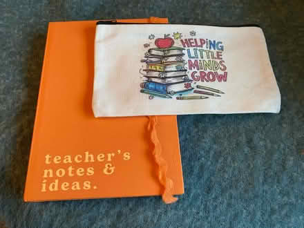 Photo of free Teacher notebook and pencil case (WN4) #1