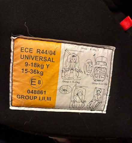 Photo of free Child's car seat (Whitby CH65) #2