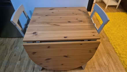 Photo of free Ikea table and four chairs (Salford Quays M50) #1