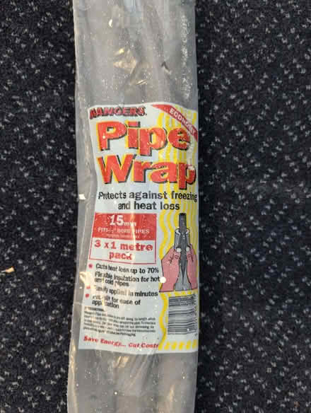 Photo of free 2 pipe wrap insulators (Millbank SW1P) #1