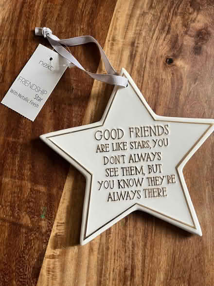 Photo of free Ceramic star ornament (Brantham CO11) #1