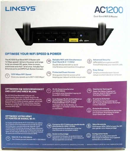 Photo of free Linksys AC1200 Dual-Band Router (Westmill SG5) #1
