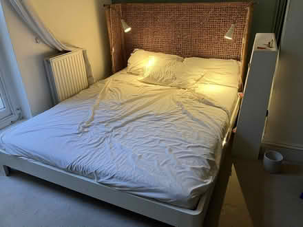 Photo of free King size Ikea bed and head board (Seven Dials BN1) #1