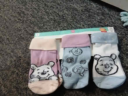 Photo of free New Winnie 3-6months socks (Weeke SO22) #1