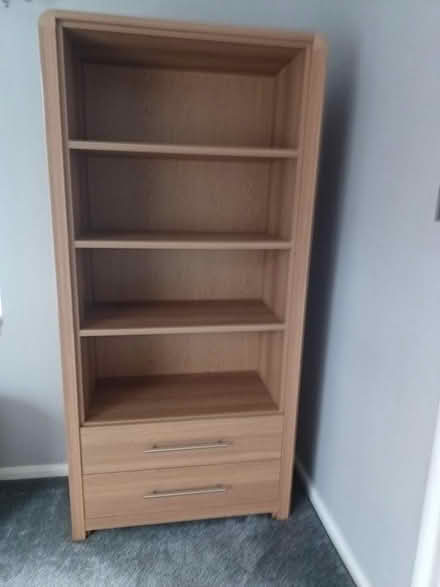 Photo of free Tall solid unit with two draws (CH49 greasby) #1