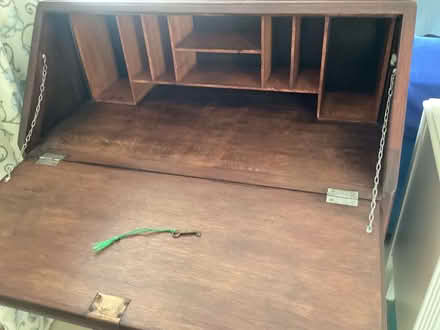 Photo of free Wooden bureau with key (Oswestry SY11) #2