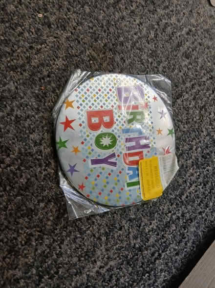 Photo of free Birthday boy badge (Weeke SO22) #1