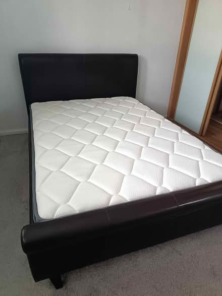 Photo of free Leather bed (Greasby CH49) #2