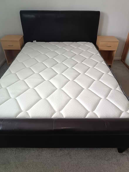 Photo of free Leather bed (Greasby CH49) #4